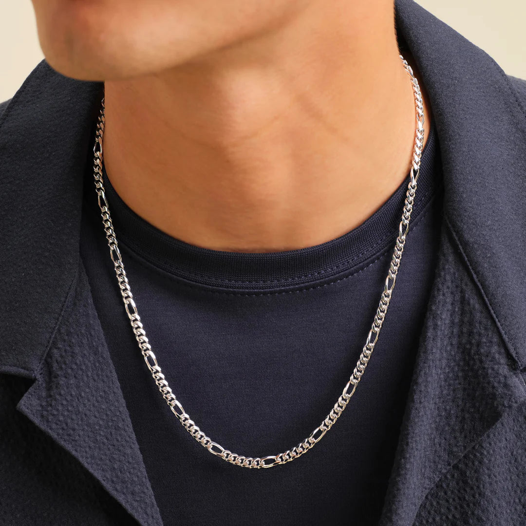 Imperial Timeless Figaro Silver Chain 5mm