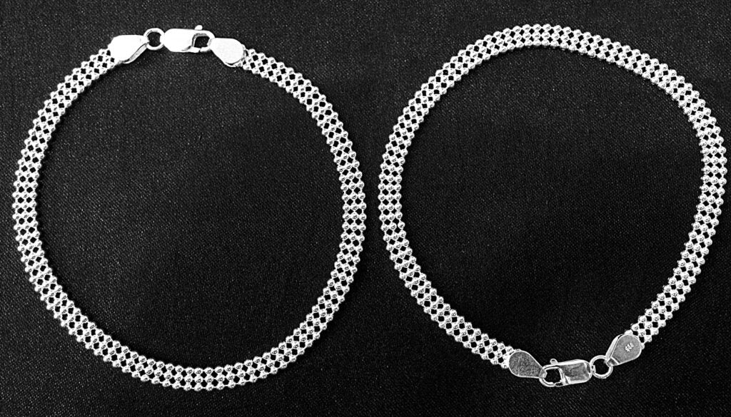 Love Silver Jikoi Anklets For Women