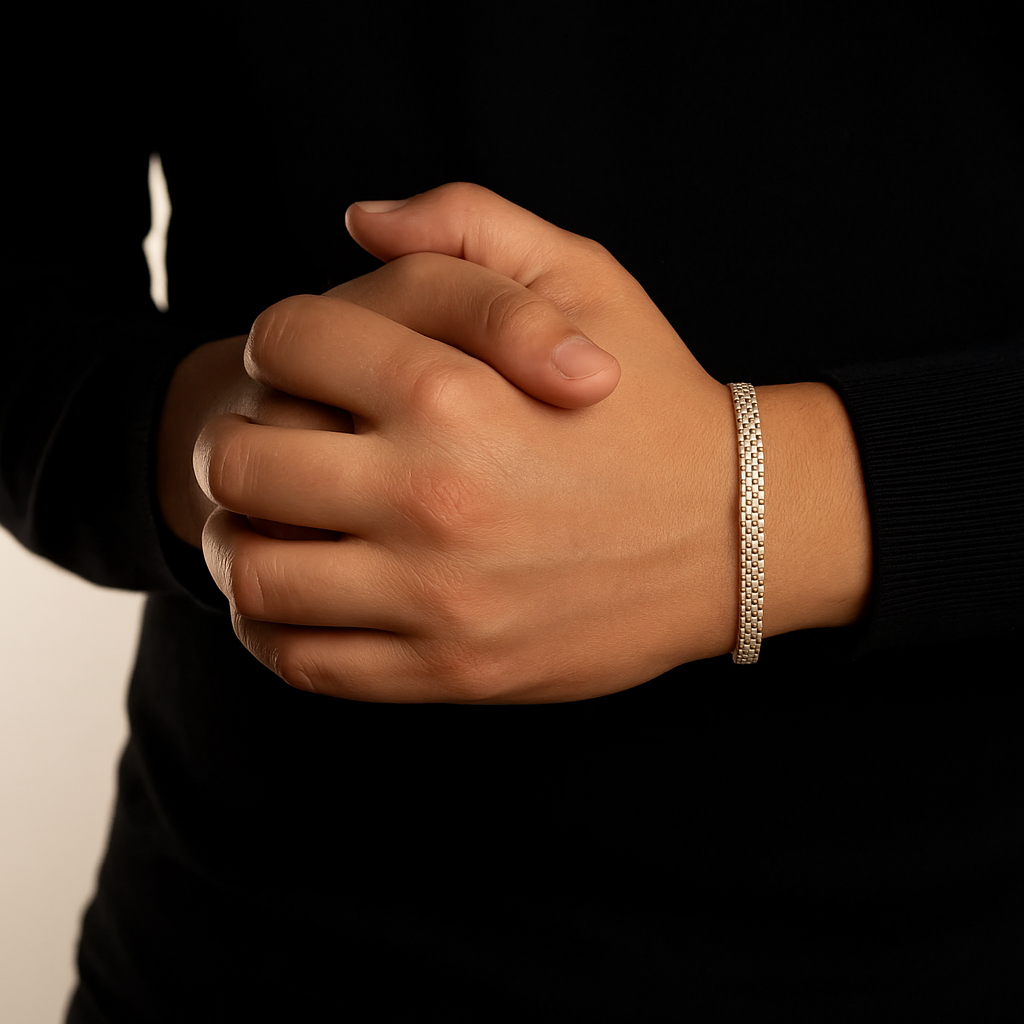 Demine Silver Bracelet for men