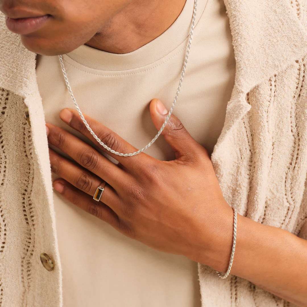 Rope Silver Chain