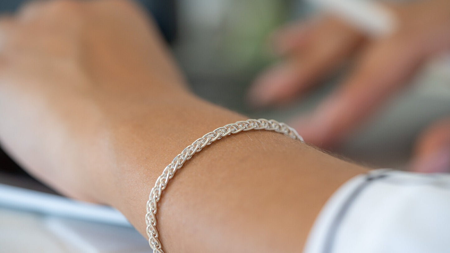 Spiga Chain Silver Bracelet for women