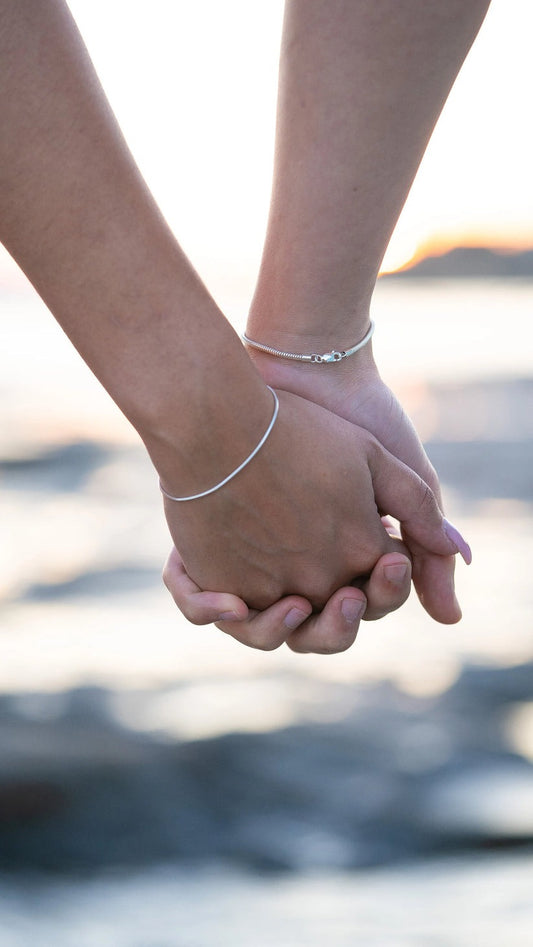Rimoni Silver Couples Bracelets - The Silver Essence