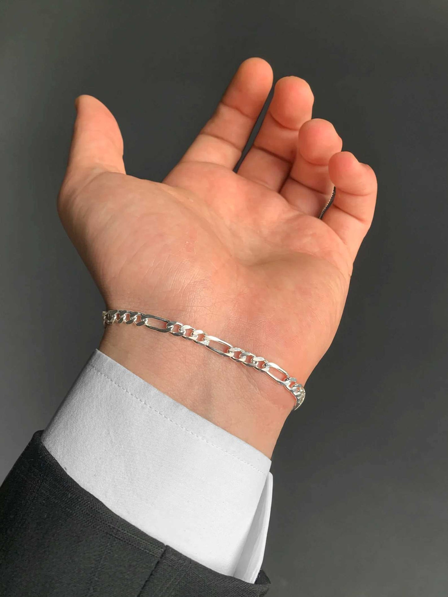 Figi Silver Elegance Bracelet For Men