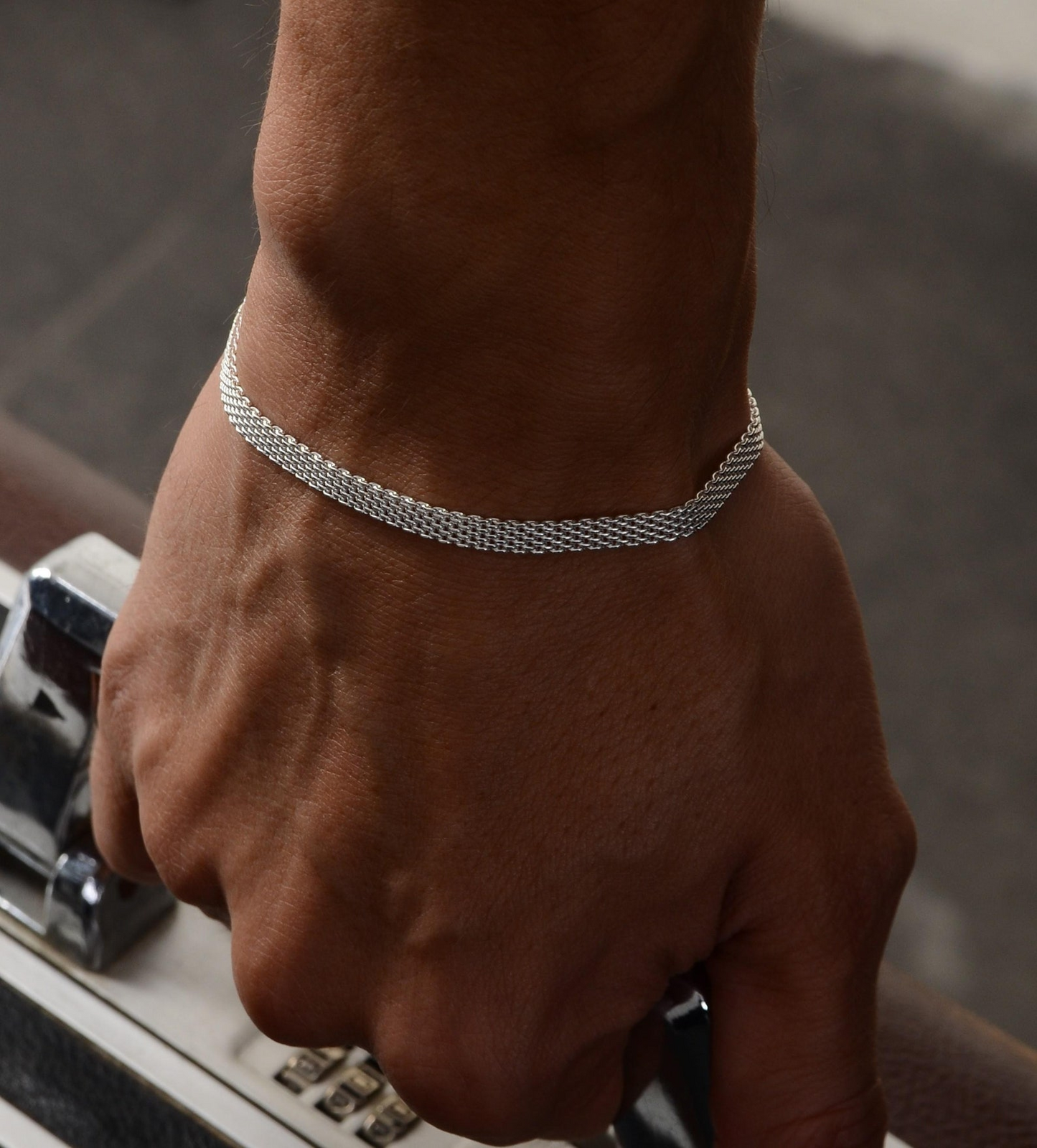 Demine Silver Bracelet for men