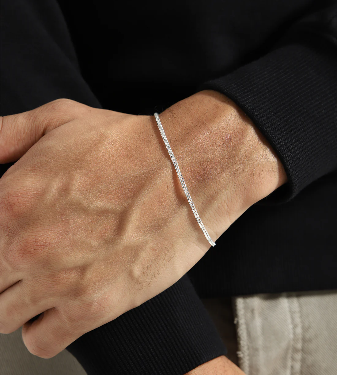 Cubi Silver Elegance Bracelet For Men