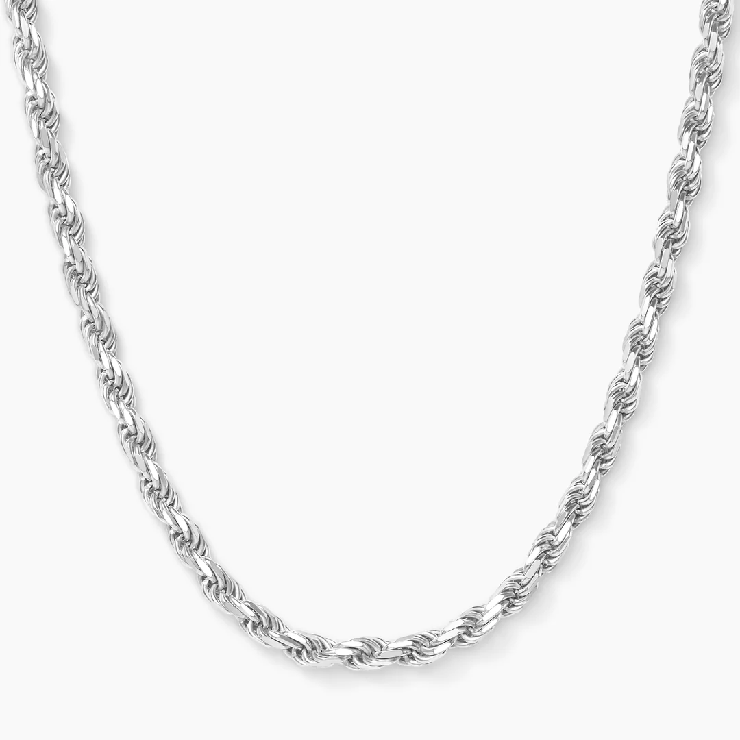 Rope Silver Chain - The Silver Essence