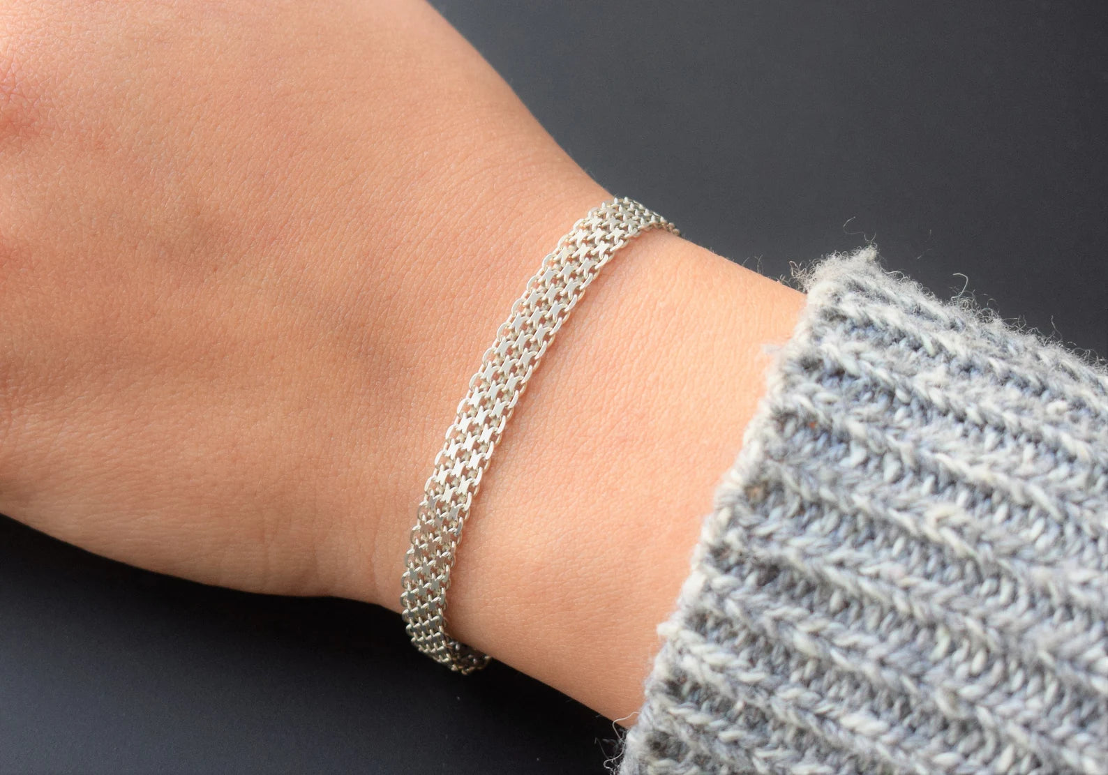 Demine Silver Bracelet for Women The Silver Essence