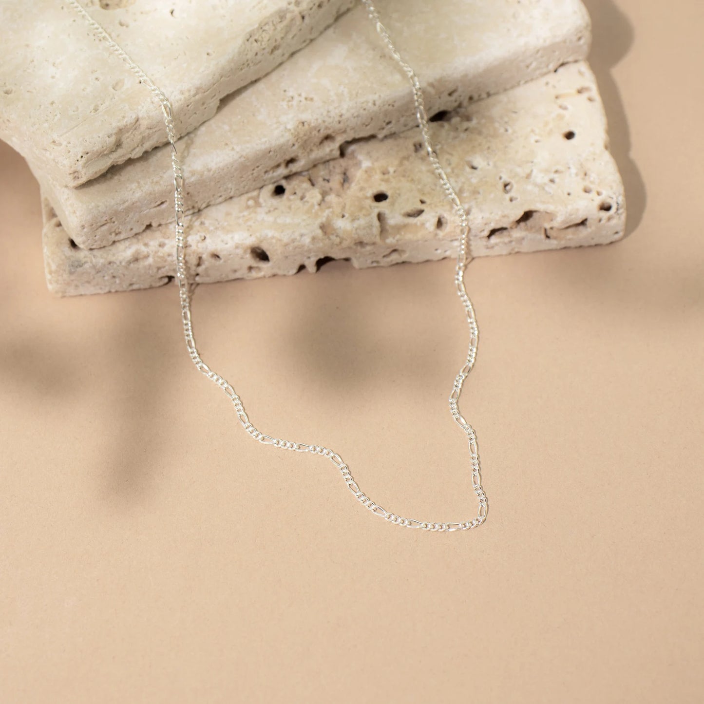 J Figaro Silver Chain For Women