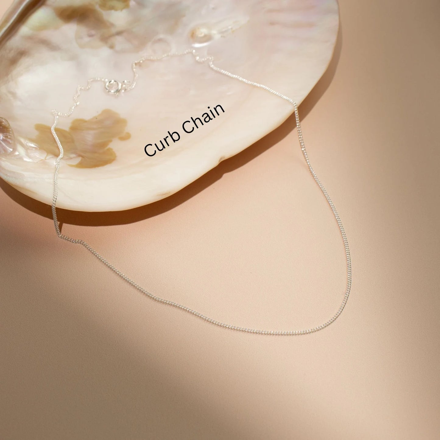 Cuban Women's Necklace Silver Chain