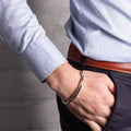 Triep Men's Silver Cuff ( Kada )