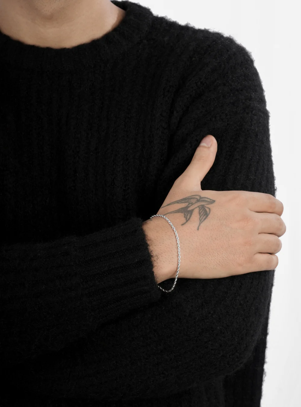 Starlit Charm Silver Bracelet For Men