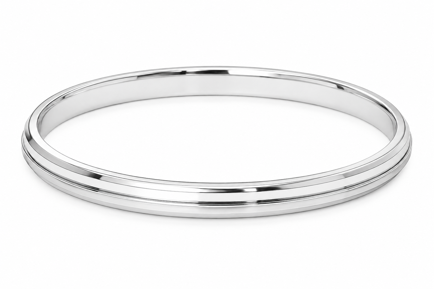 Classic Groove Bangle for Men
