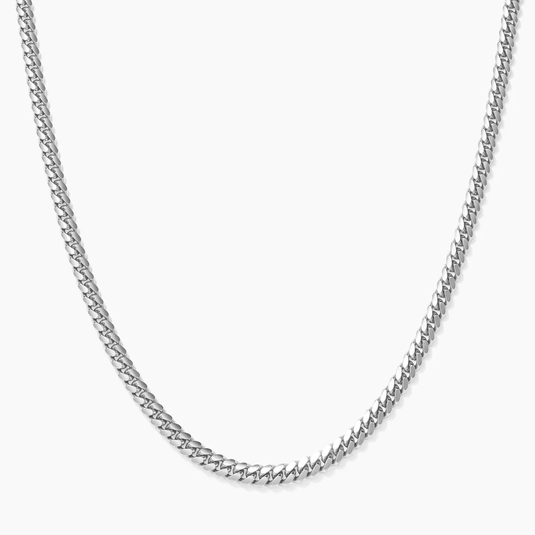 Silver Cuban Chain For Boy - The Silver Essence