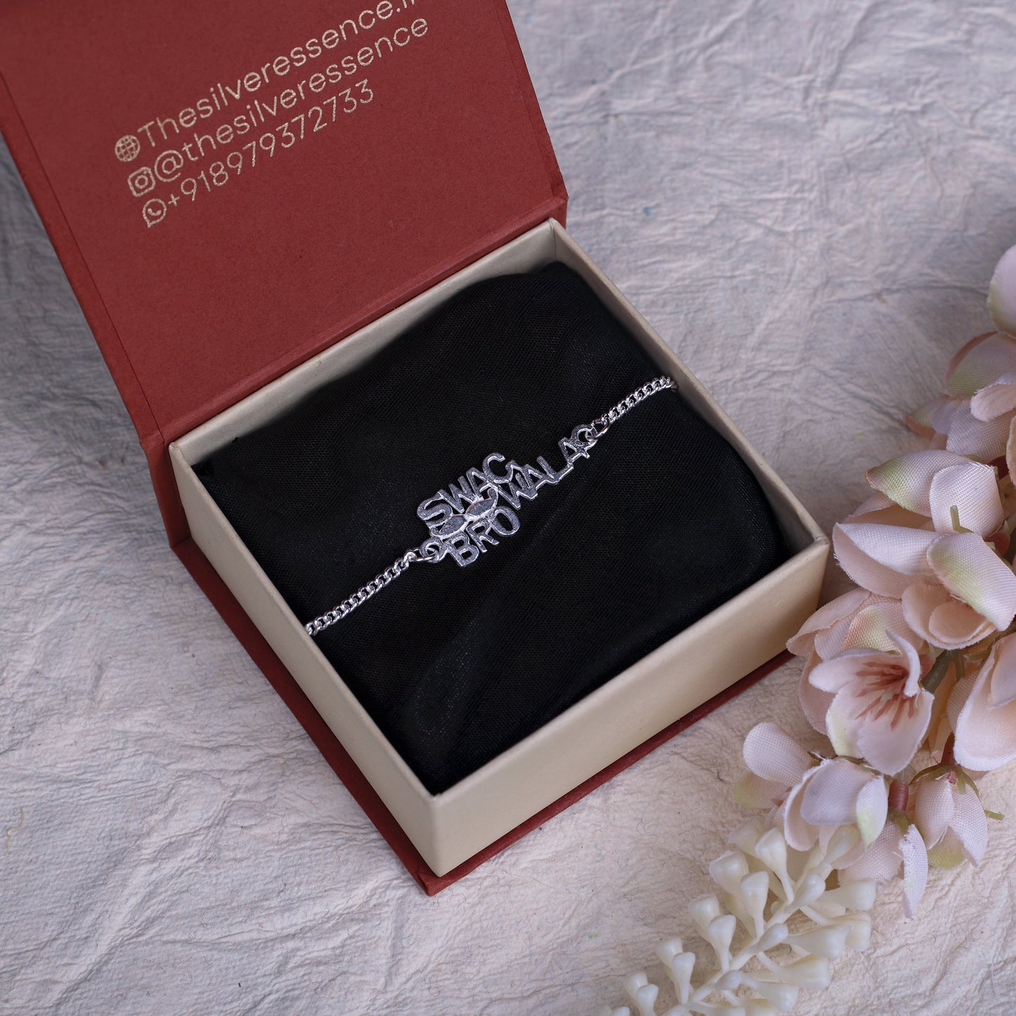 Swag wala Bro Silver Rakhi For Men