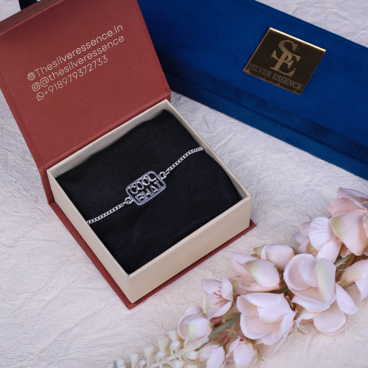 Cool Bhai Silver Rakhi For Men