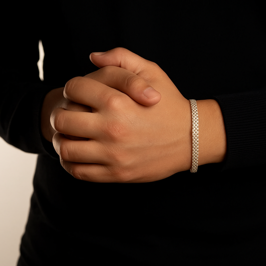 Demine Silver Bracelet for men