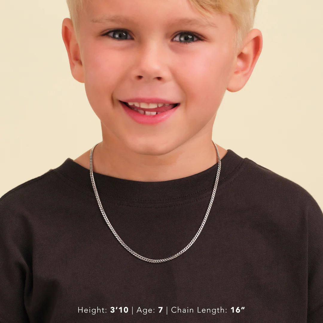 Silver Cuban Chain For Boy - The Silver Essence