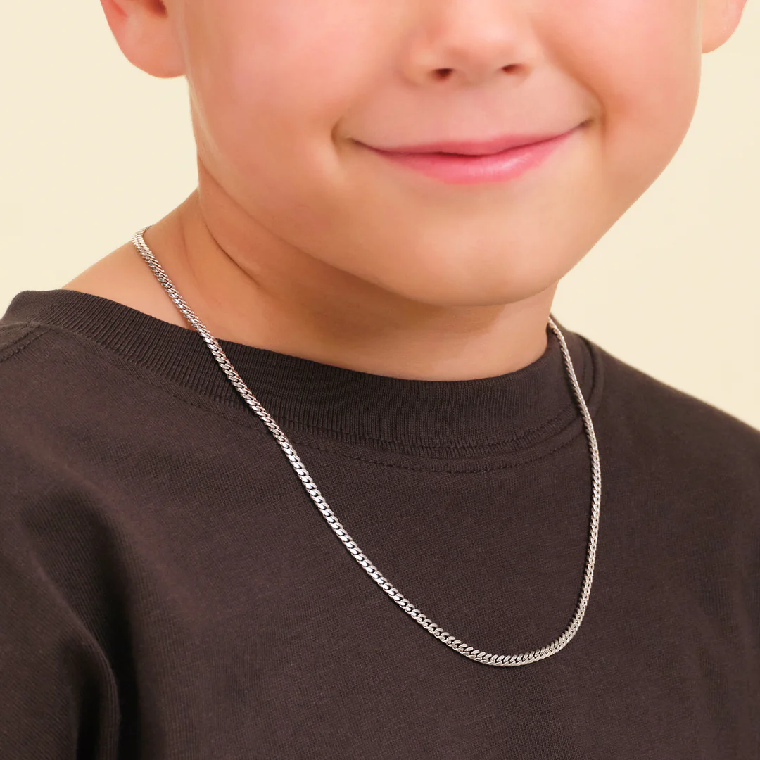 Silver chain for boy baby discount