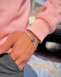 Silver Evil Eye Ropania Bracelet for Men