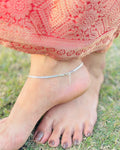 Silver Infinity Anklet For Women