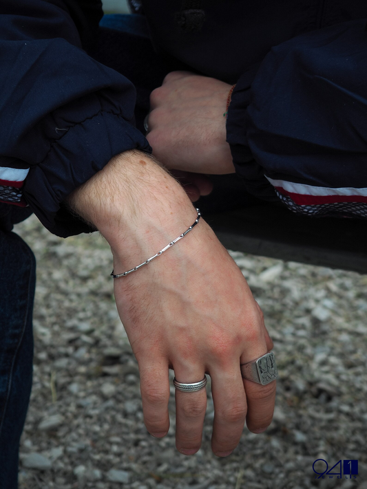 Silver Jek Bracelet For Men