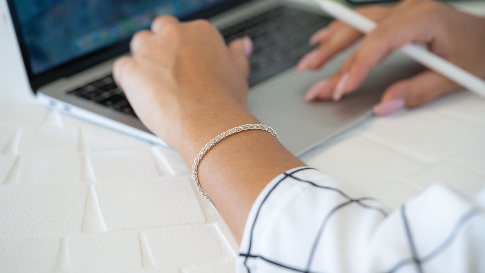 Spiga Chain Silver Bracelet for women