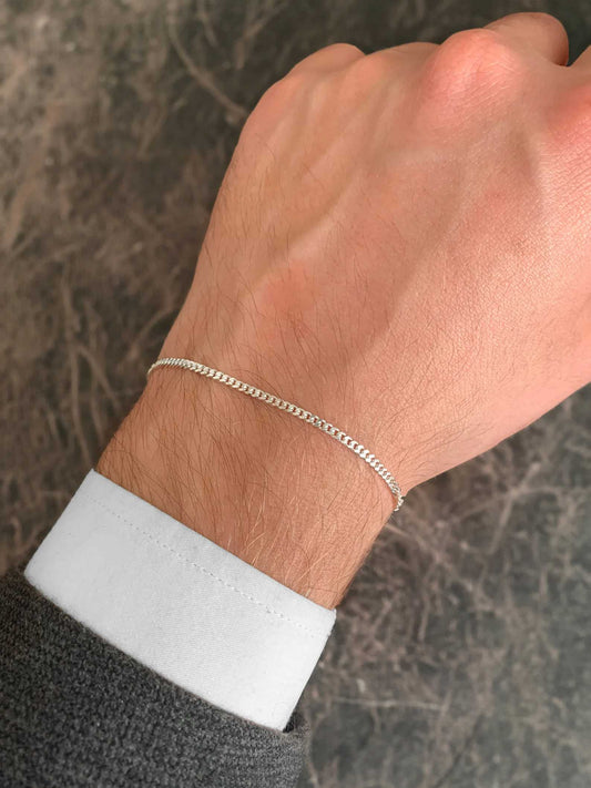 Cubi Silver Elegance Bracelet For Men