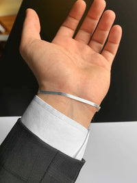 Hebin Silver Elegance Bracelet For Men