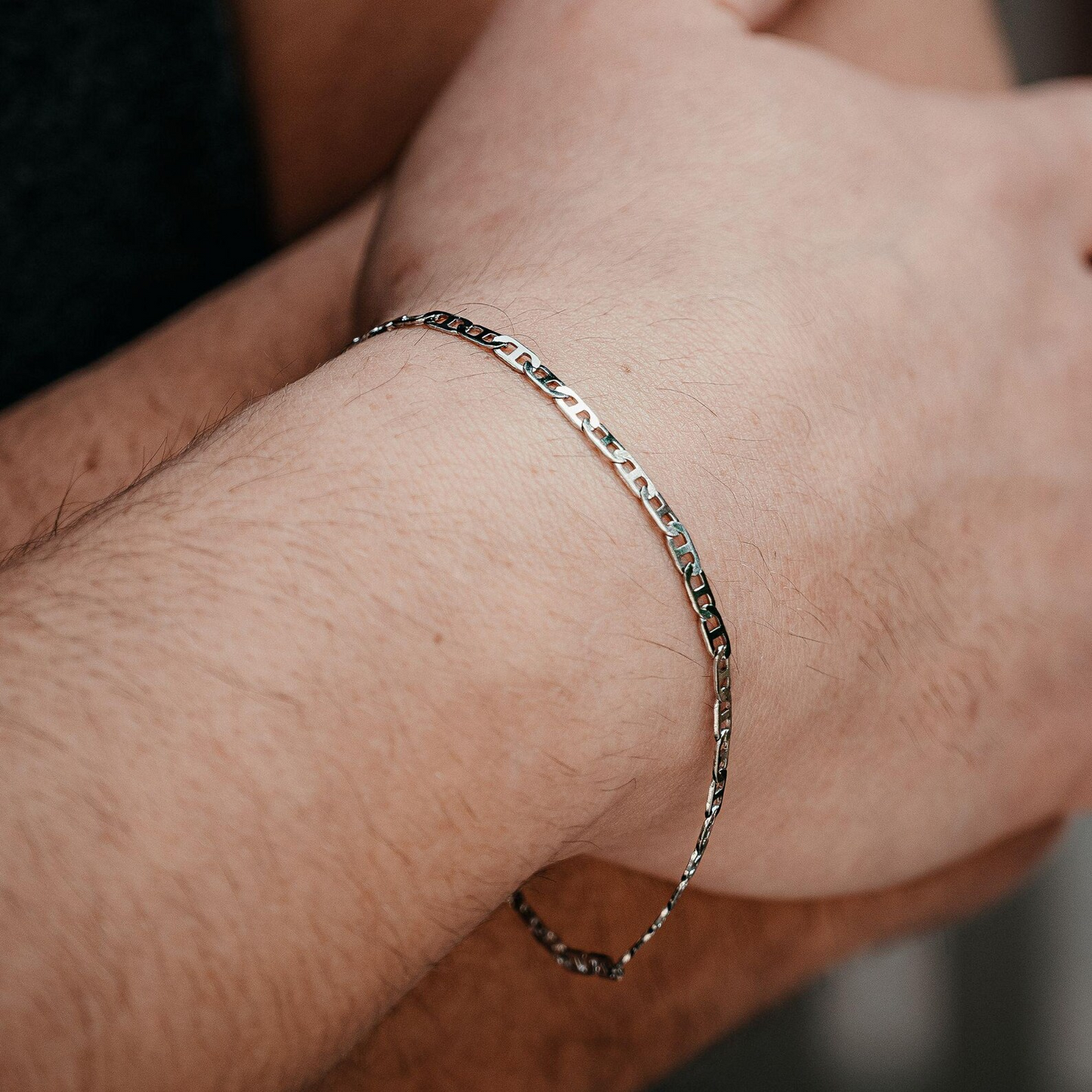 Maje Banin Silver Bracelet For Men