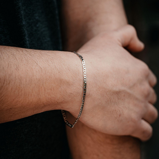 Maje Banin Silver Bracelet For Men