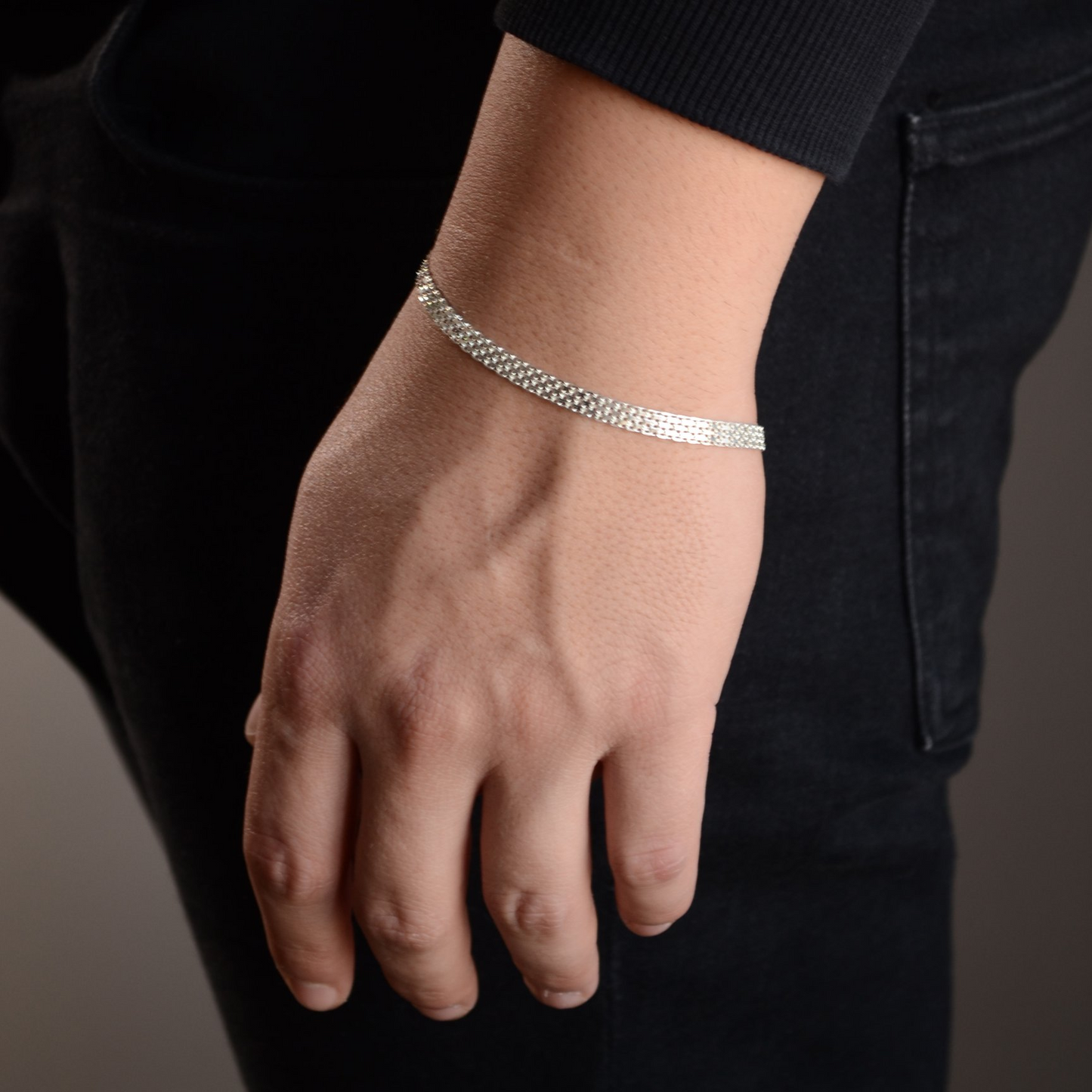 Demine Silver Bracelet for men