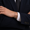 Silver Tubar Bracelet For Men